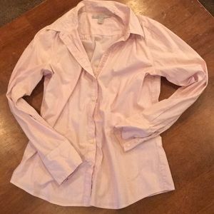 Old Navy stripped and fitted button down blouse